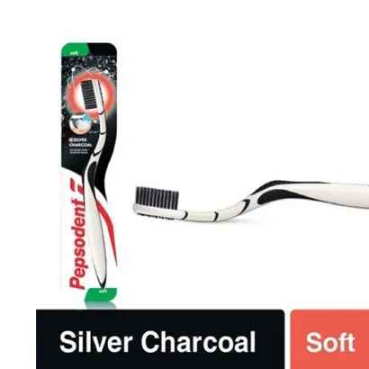 Pepsodent Silver Charcoal Soft Toothbrush each